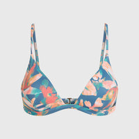 Seaside Tri bikinitop | Blue Painted Tropics