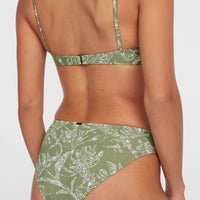 Rita bikinibroekje | Green Textured Jungle