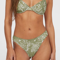 Rita bikinibroekje | Green Textured Jungle