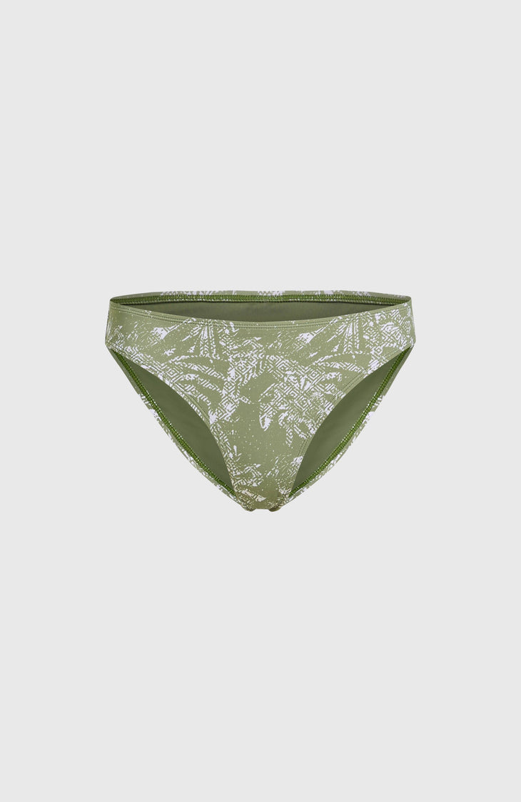 Rita bikinibroekje | Green Textured Jungle