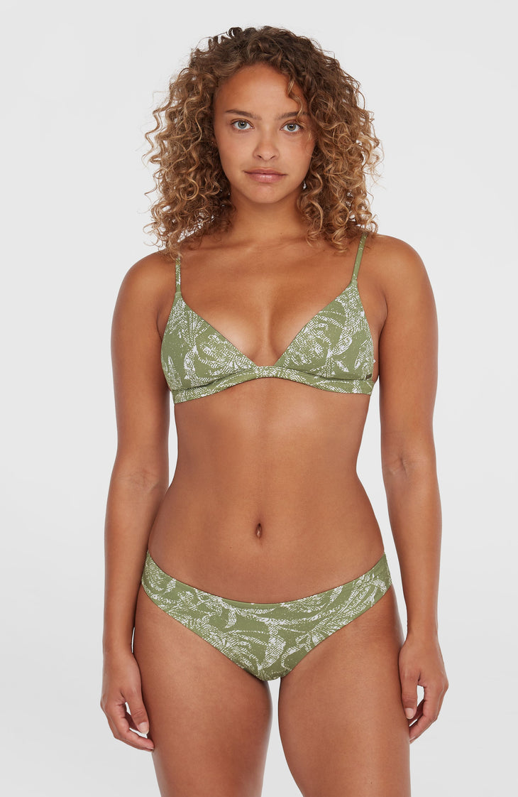Maoi bikinibroekje | Green Textured Jungle