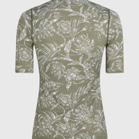 Essentials uv shirt met korte mouwen | Green Textured Jungle