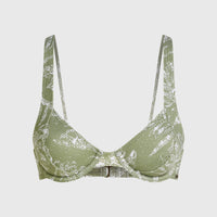 Elsie bikinitop met beugels | Green Textured Jungle