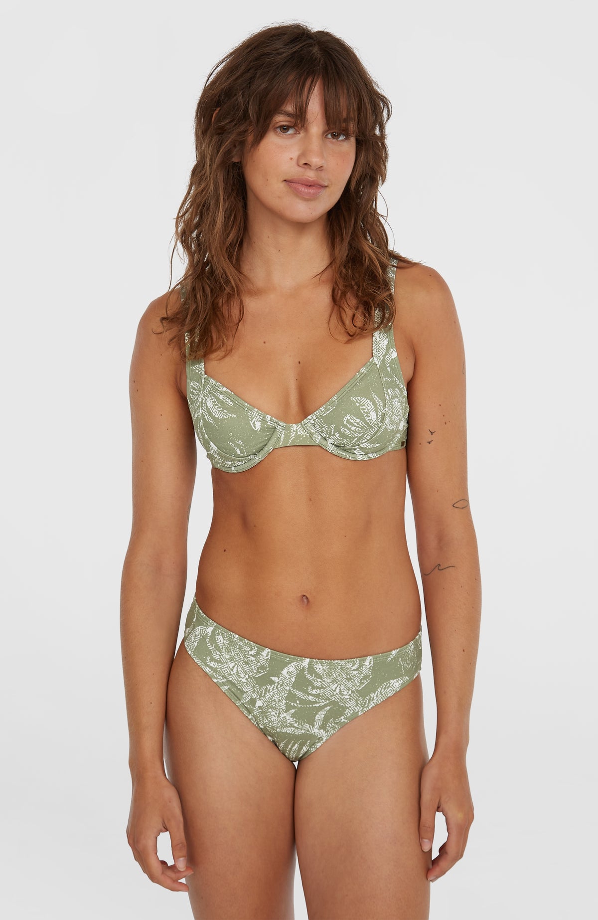 Saltwater Elsie Rita bikiniset | Green Textured Jungle