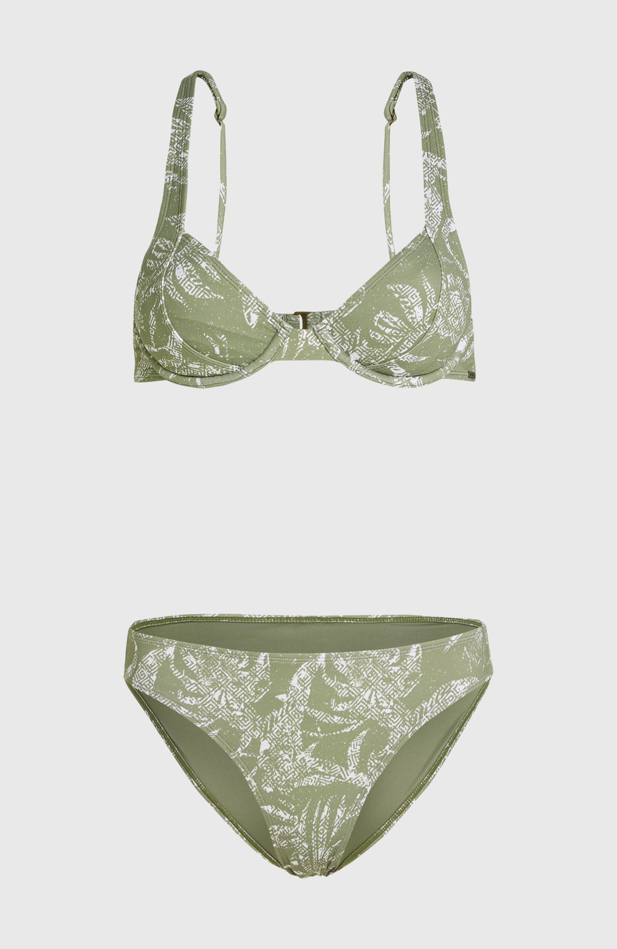 Saltwater Elsie Rita bikiniset | Green Textured Jungle