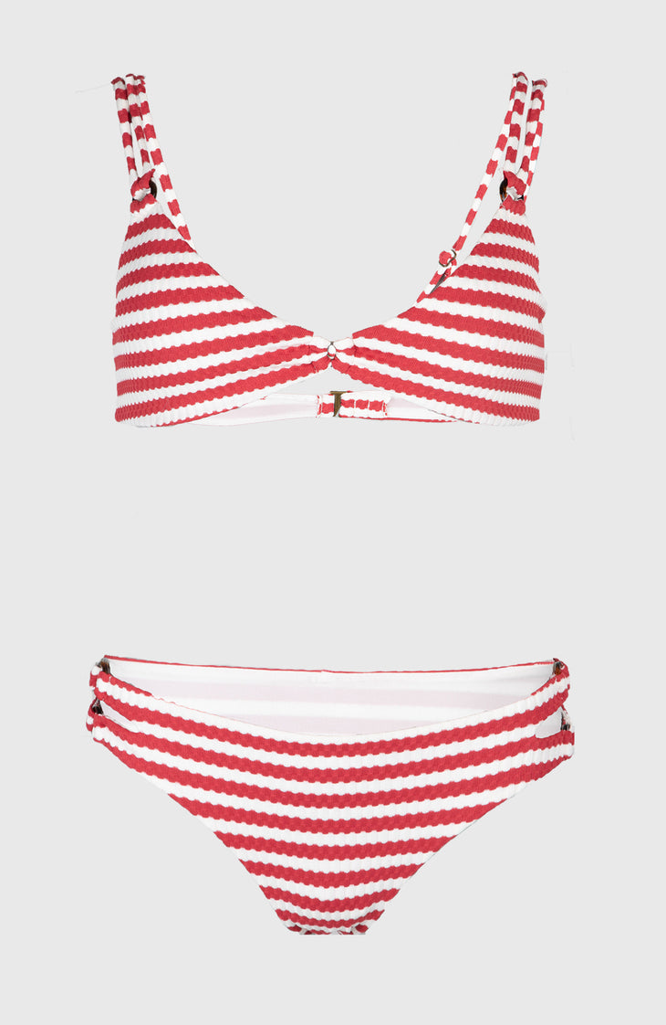O'Riginals bikiniset | White/Red Originals Stripe
