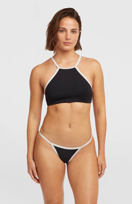 3X Sneldrogende High-Neck bikiniset | Black Out