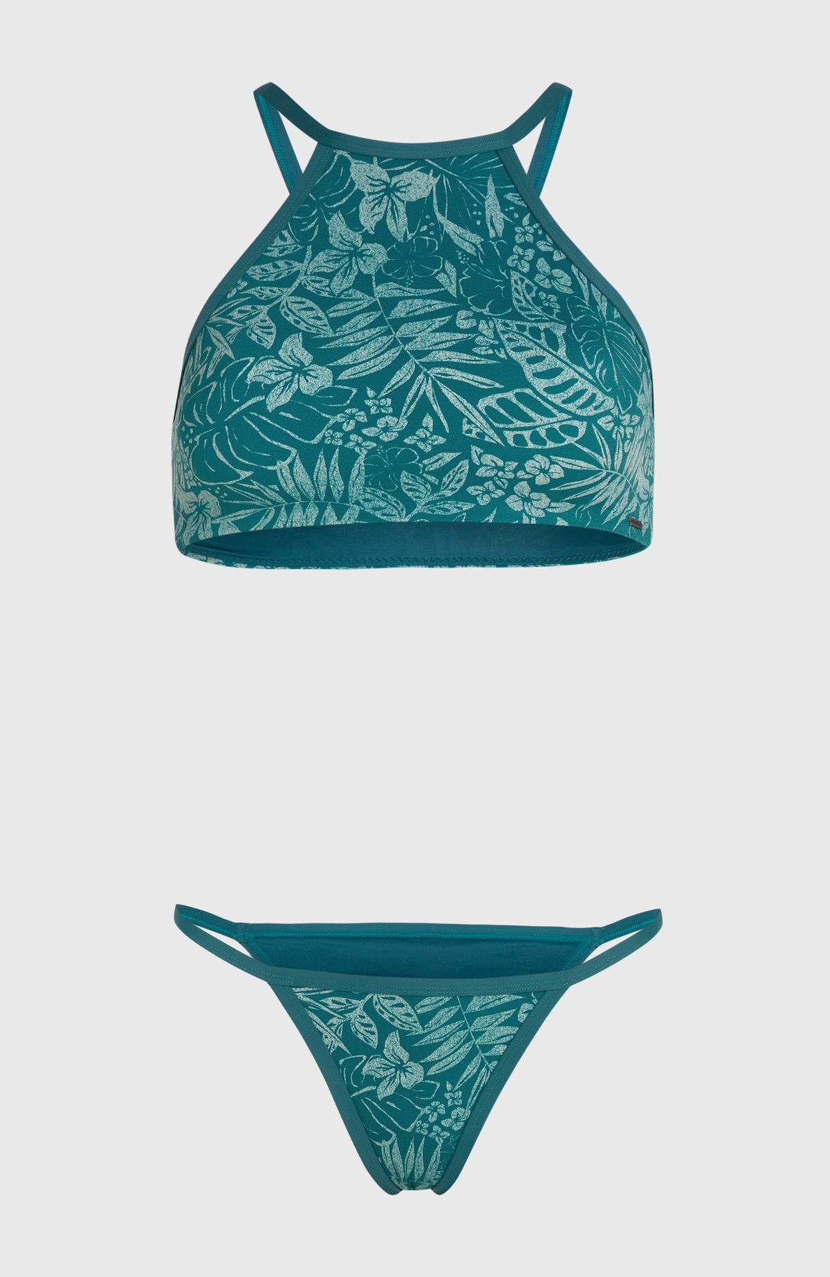 High-Neck bikiniset | Green Island Sky