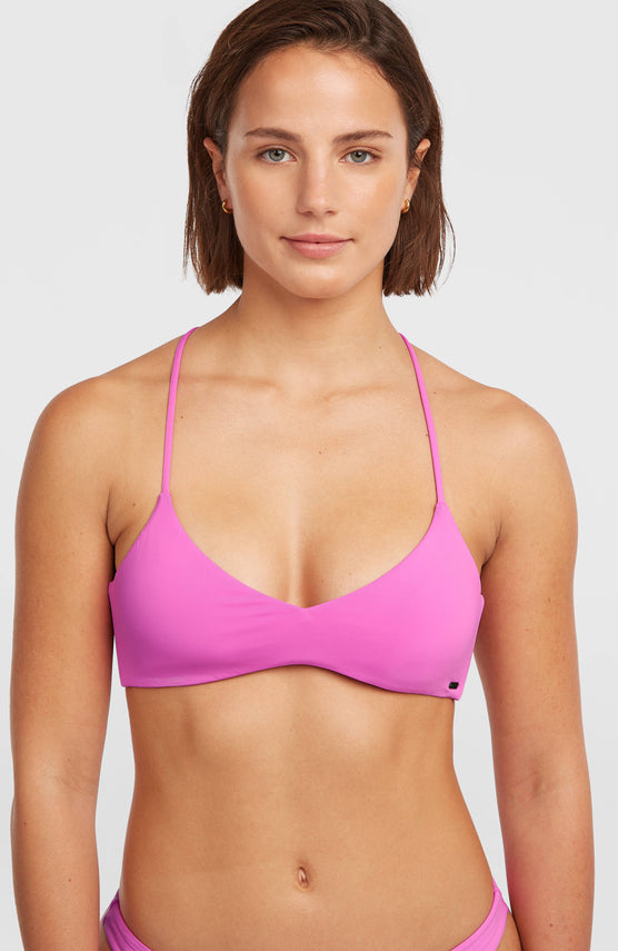 Huntington Bralette bikinitop | Electric Fuschia