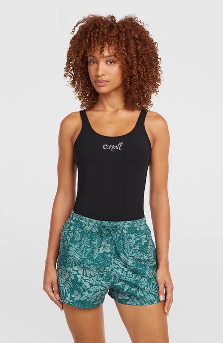 Essentials 12'' All-Over Print zwembroek | Green Island Sky