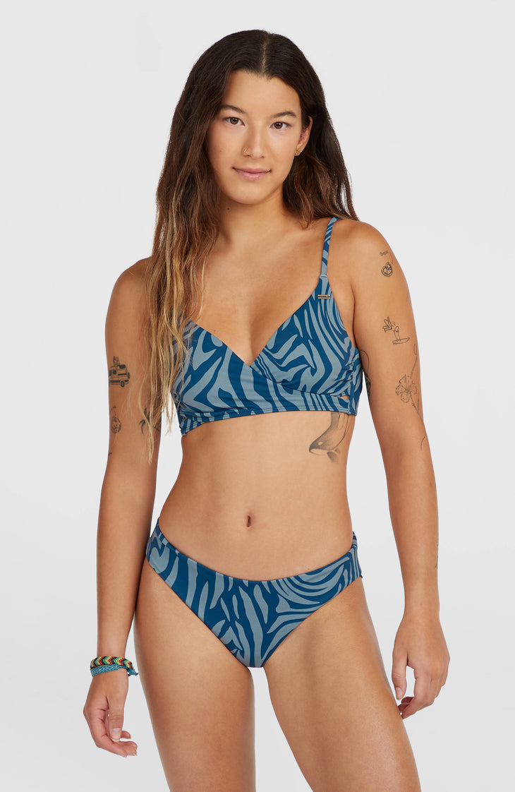 Baay Maoi bikiniset | Blue Swirl Zebra