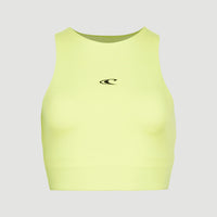 Active Cropped Sporttop | Sunny Lime