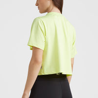 Rutile Cropped T-shirt | Sunny Lime