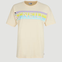 Connective Graphic Long T-shirt | Bleached Sand