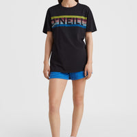 Connective Graphic Long T-shirt | Black Out