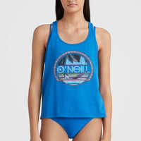 Connective Graphic Tanktop | Princess Blue