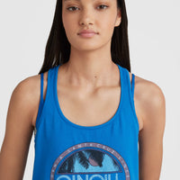 Connective Graphic Tanktop | Princess Blue