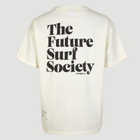 Future Surf Loose Long T-shirt | Snow White