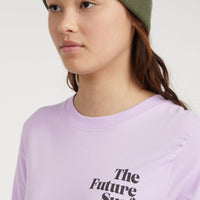 T-shirt Future Surf Society | Purple Rose