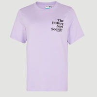 T-shirt Future Surf Society | Purple Rose