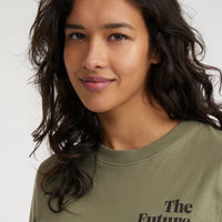 T-shirt Future Surf Society | Deep Lichen Green