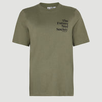 T-shirt Future Surf Society | Deep Lichen Green