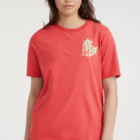 T-shirt Allora Graphic | Red Orcher