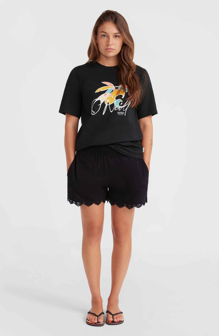 Luano Graphic T-shirt | Black Out