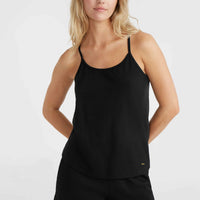 Essentials Ava tanktop met kant | Black Out