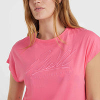 Essentials O'Neill Signature T-shirt | Perfectly Pink