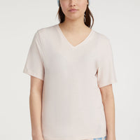 Essentials V-Neck T-Shirt | Peach Whip