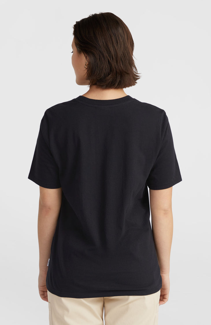Chest Graphic T-shirt | Black Out