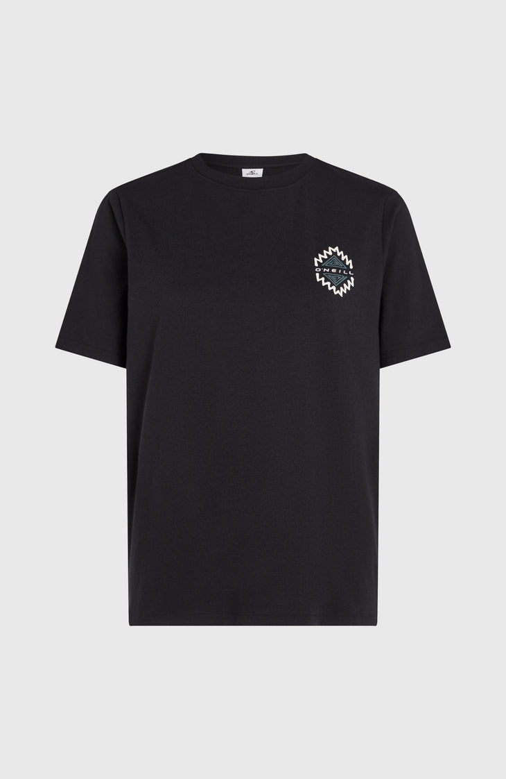 Chest Graphic T-shirt | Black Out