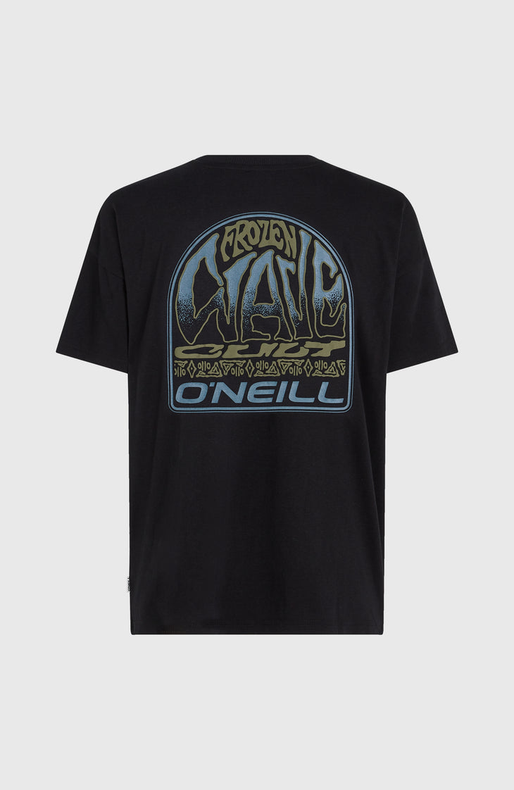 Back Graphic T-shirt | Black Out