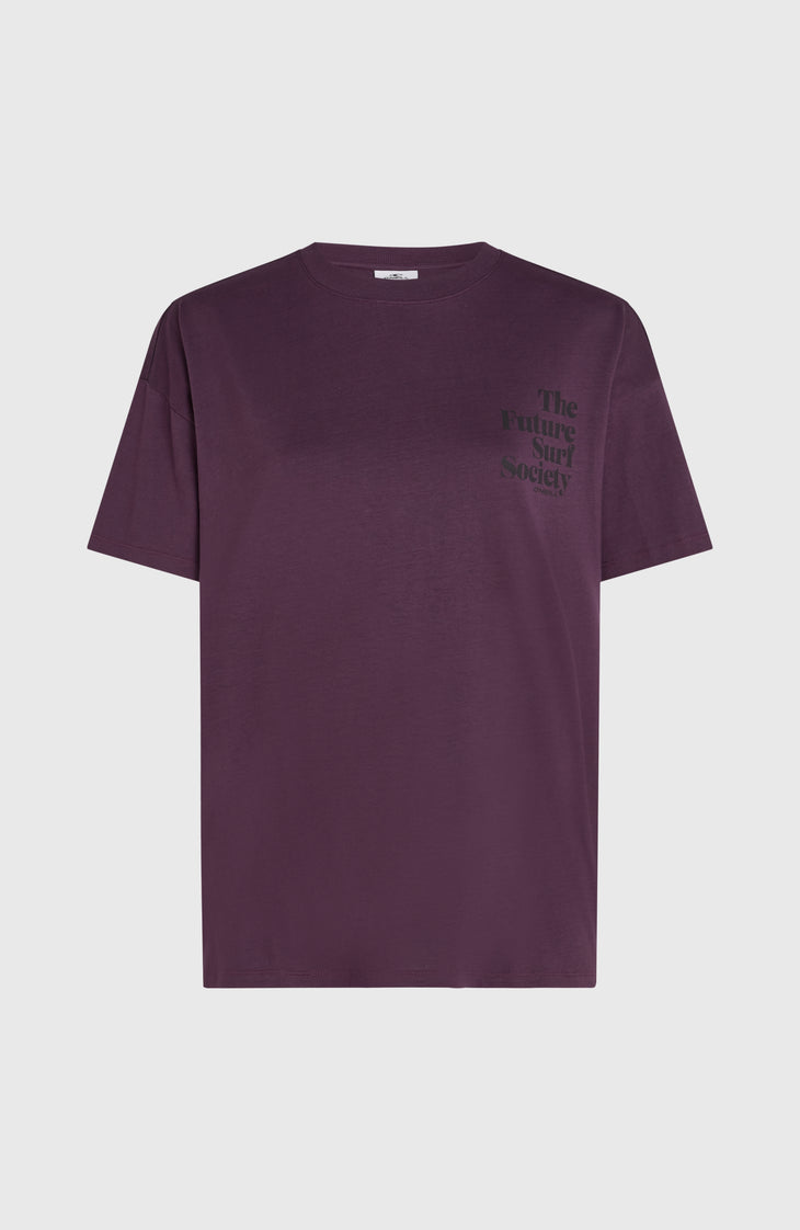 Future Surf Society T-shirt | Aubergine