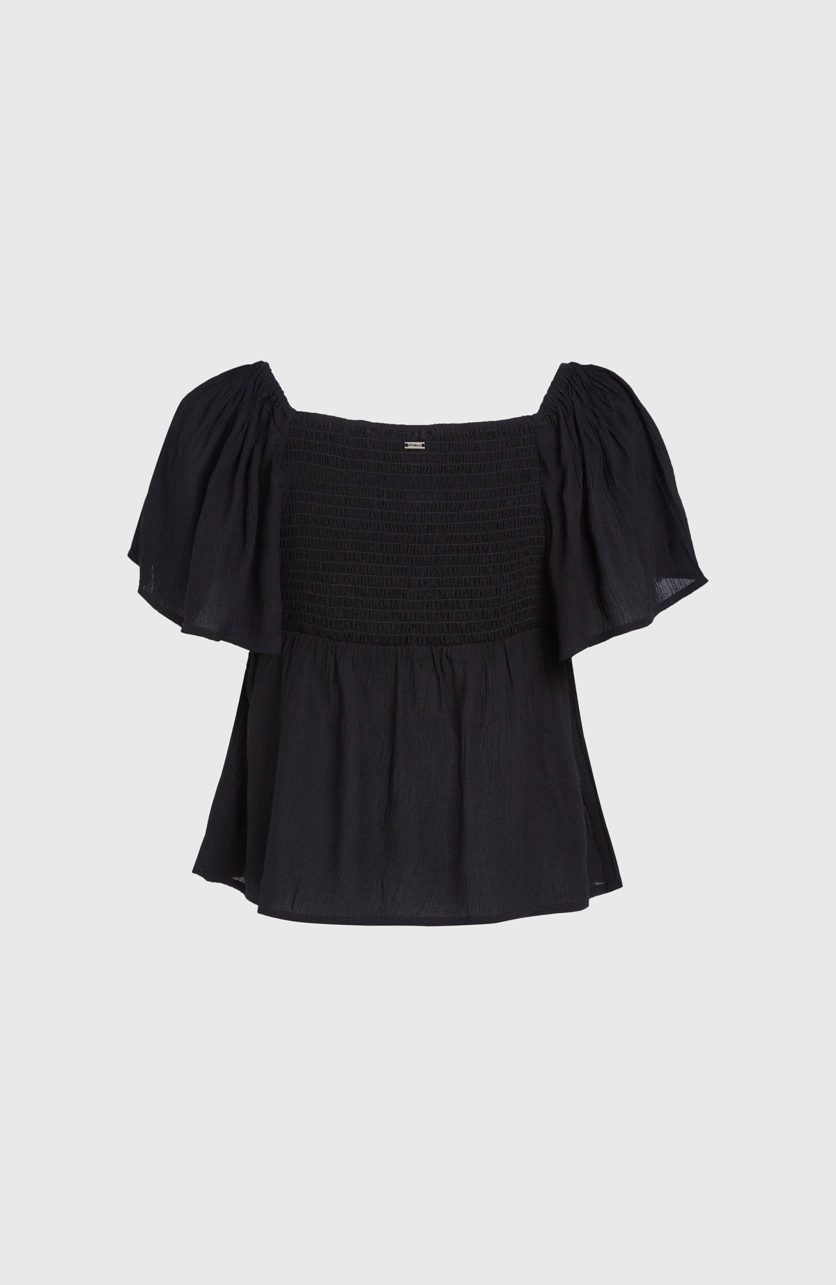 Huges geweven top | Black Out