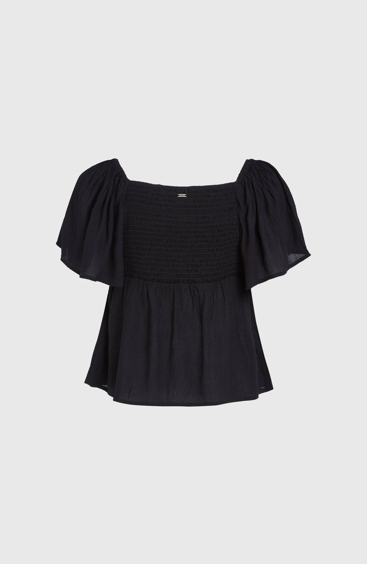 Huges geweven top | Black Out