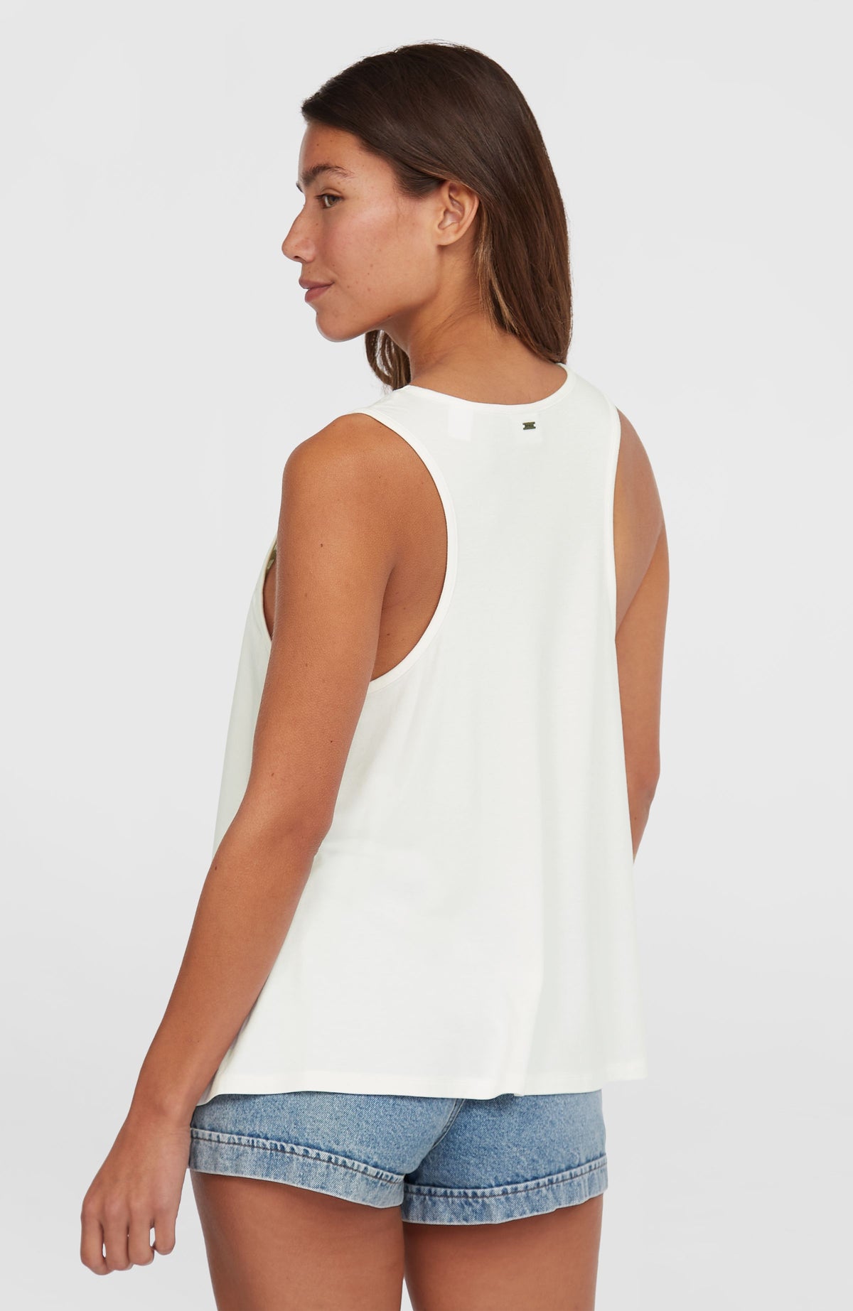 Essentials Tokeena tanktop met borduursel | Snow White