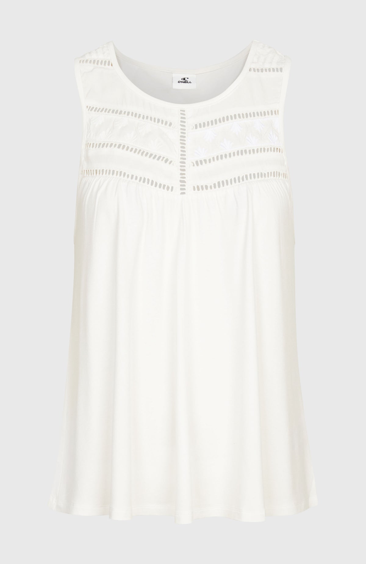 Essentials Tokeena tanktop met borduursel | Snow White