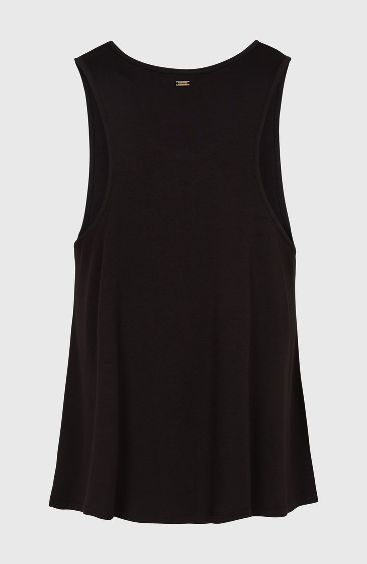Essentials Tokeena tanktop met borduursel | Black Out