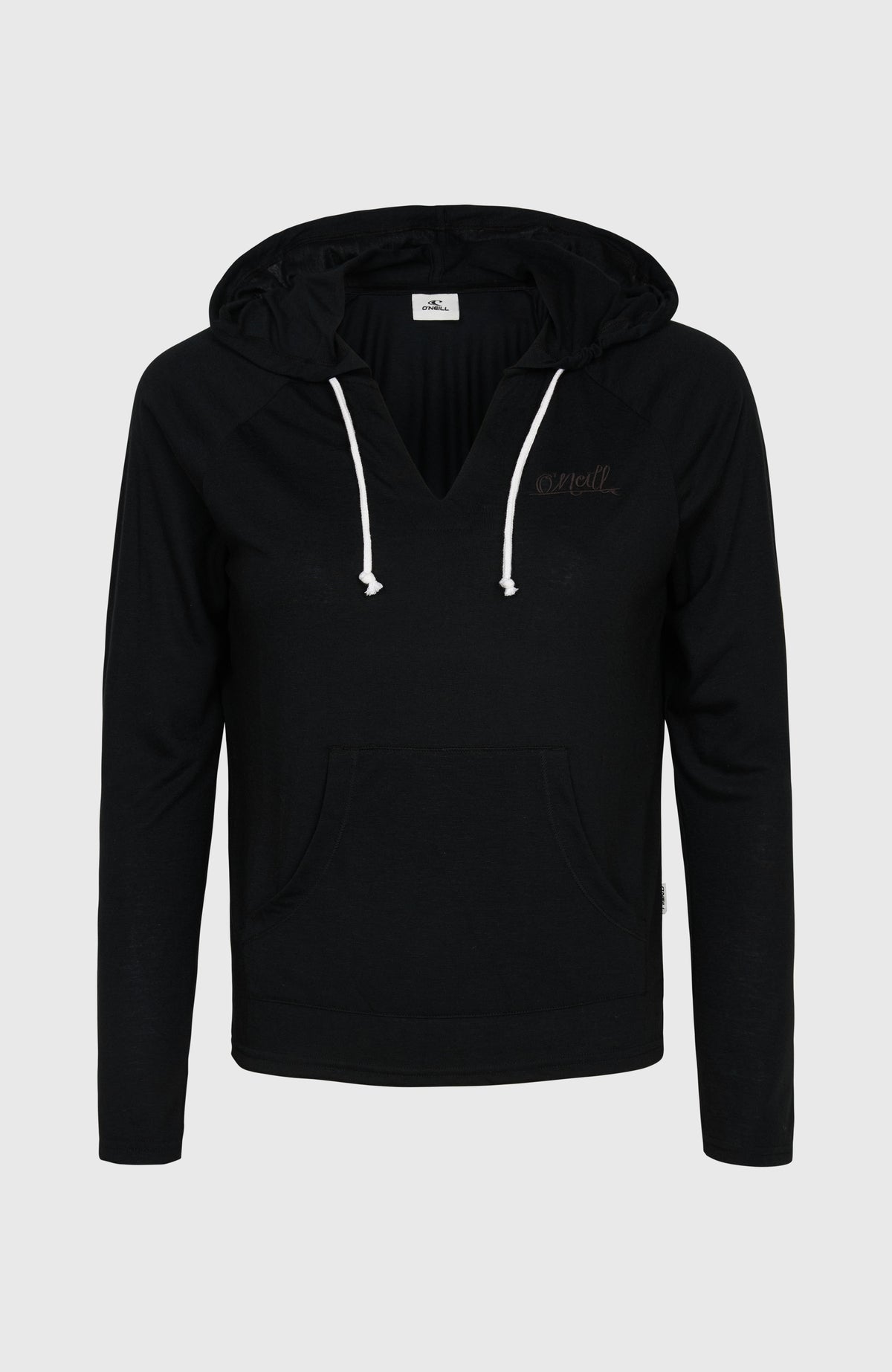 Essentials hoodie met lange mouwen | Black Out