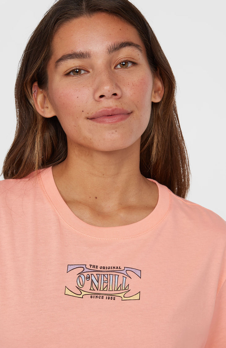 Summer Must Haves Back Print T-shirt | Coral Pop