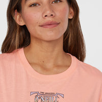 Summer Must Haves Back Print T-shirt | Coral Pop