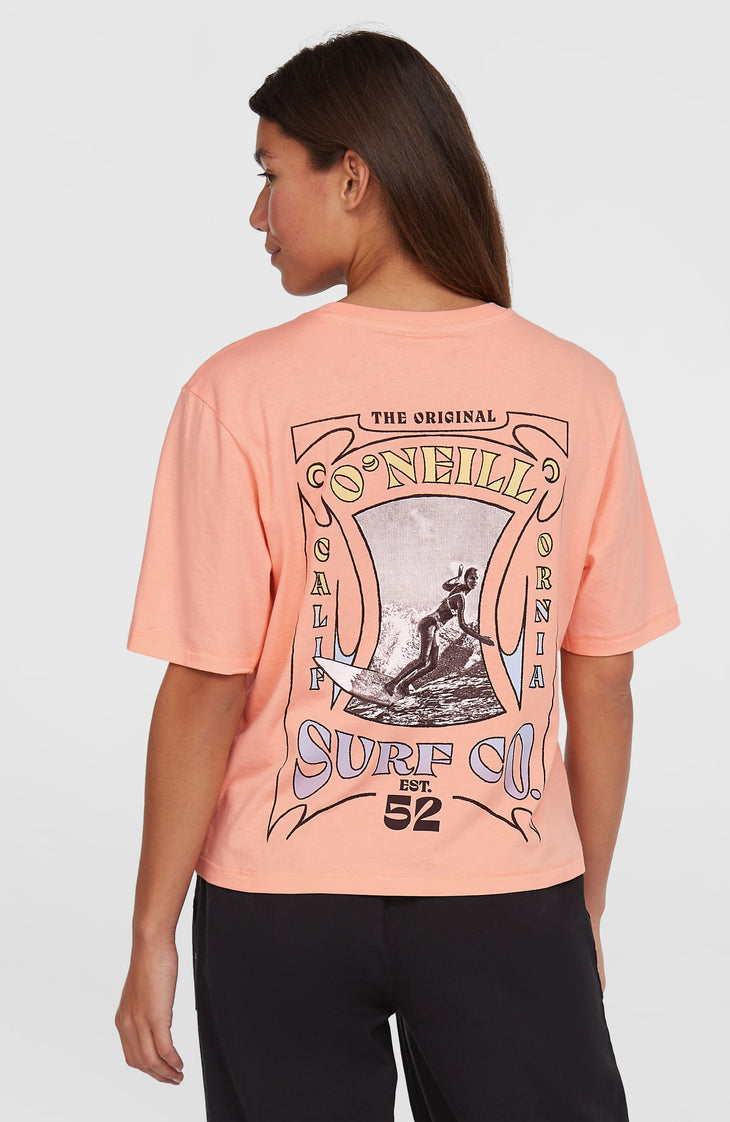 Summer Must Haves Back Print T-shirt | Coral Pop