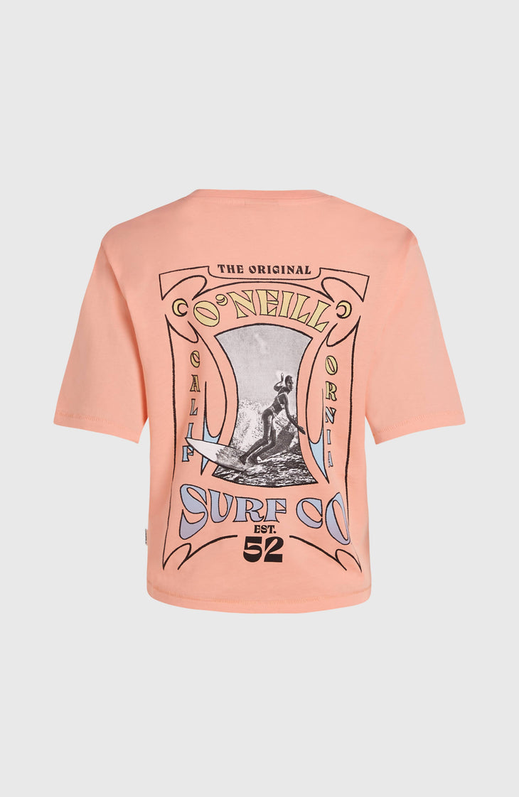 Summer Must Haves Back Print T-shirt | Coral Pop