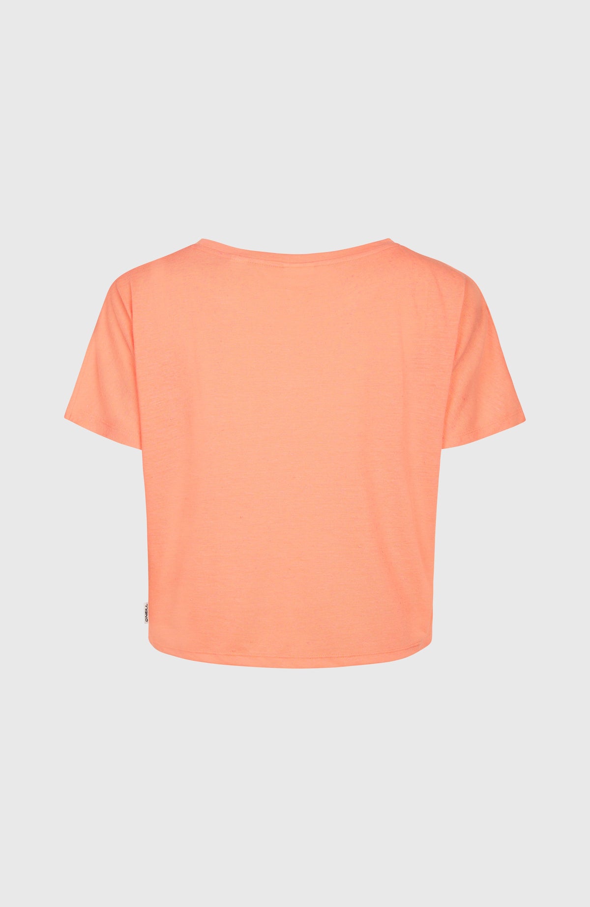 Essentials Script losvallend T-shirt | Coral Pink