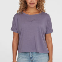 Essentials Script losvallend T-shirt | Storm
