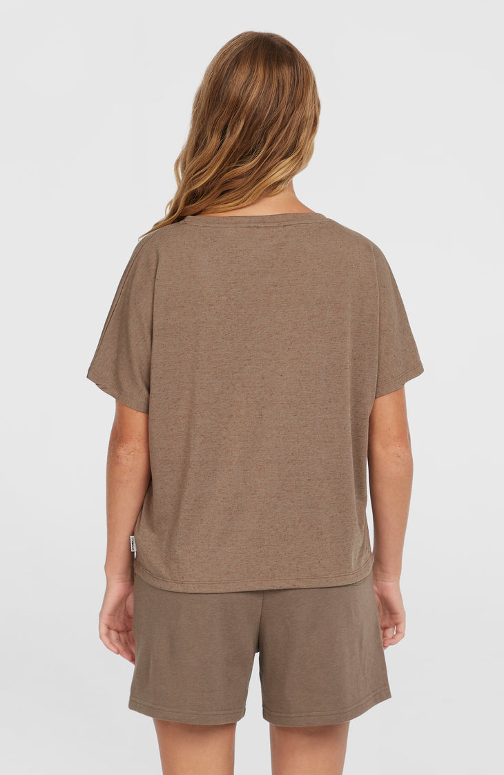 Essentials Script losvallend T-shirt | Pure Cashmere