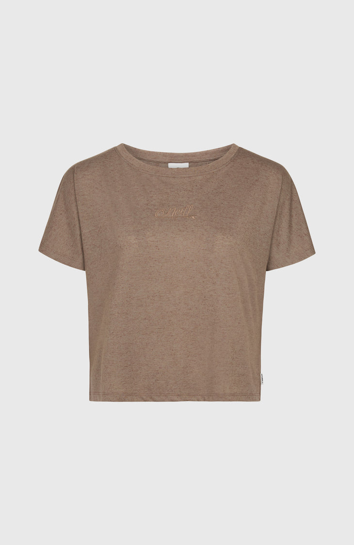 Essentials Script losvallend T-shirt | Pure Cashmere