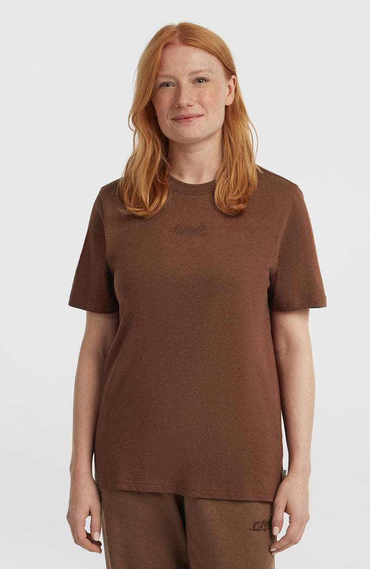 Essentials Script T-shirt | Hazel Spice